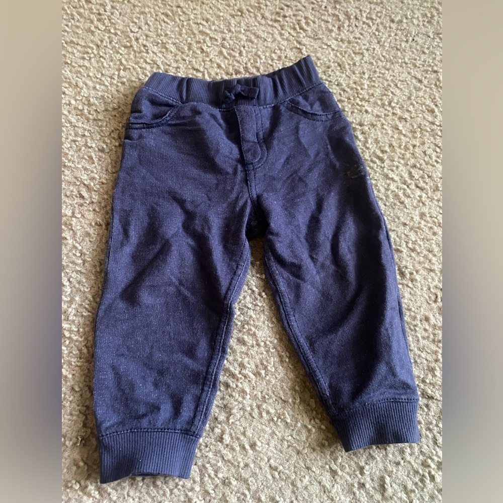 Navy Blue Kids Jogger Pants